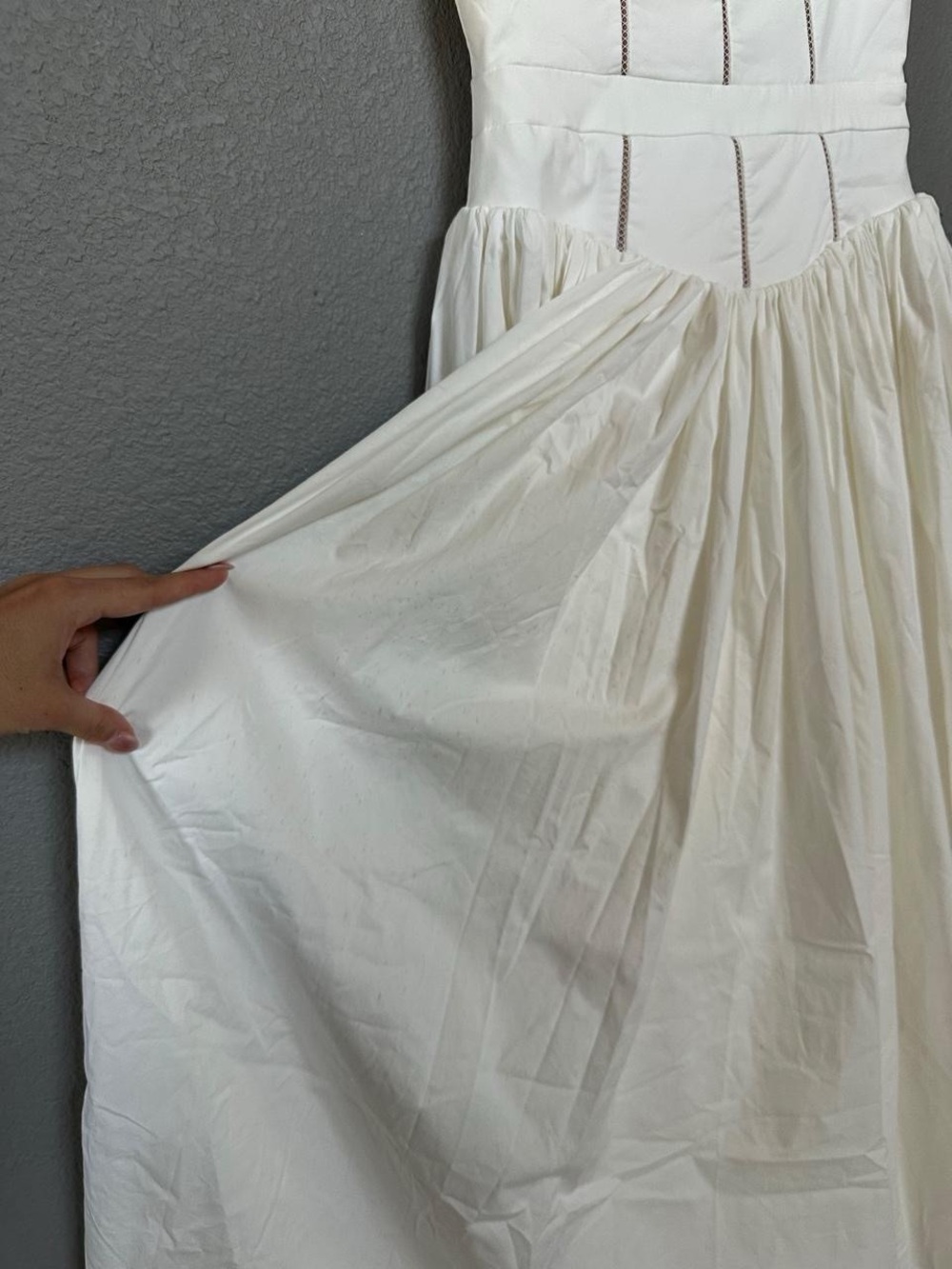 House of Cb Ysabella White Cotton Maxi Sun Dress - Picture 3 of 4